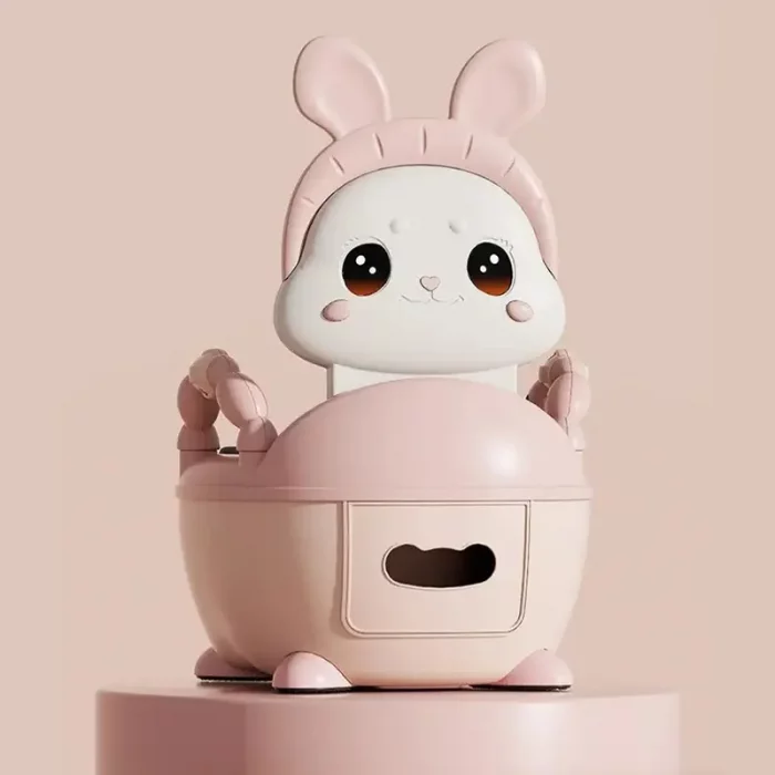 لگن آموزشی کودک (توالت فرنگی کودک) مدل خرگوش کد 005058