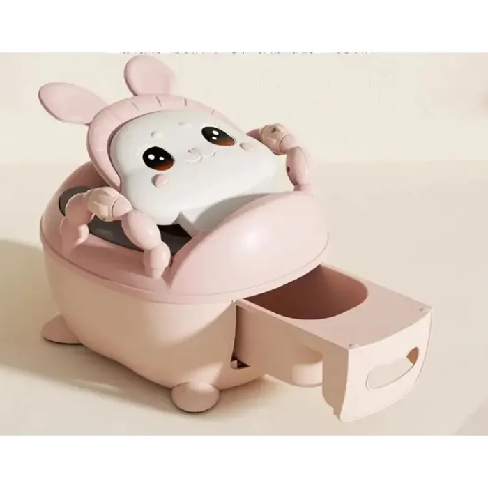 لگن آموزشی کودک (توالت فرنگی کودک) مدل خرگوش کد 005058