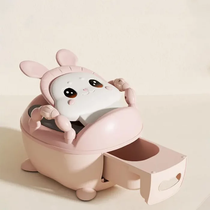 لگن آموزشی کودک (توالت فرنگی کودک) مدل خرگوش کد 005058