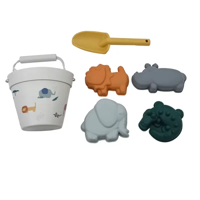 ست  سطل ساحلی سیلیکونی کد GYGJ007