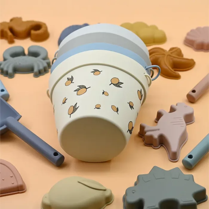 ست  سطل ساحلی سیلیکونی کد GYGJ007