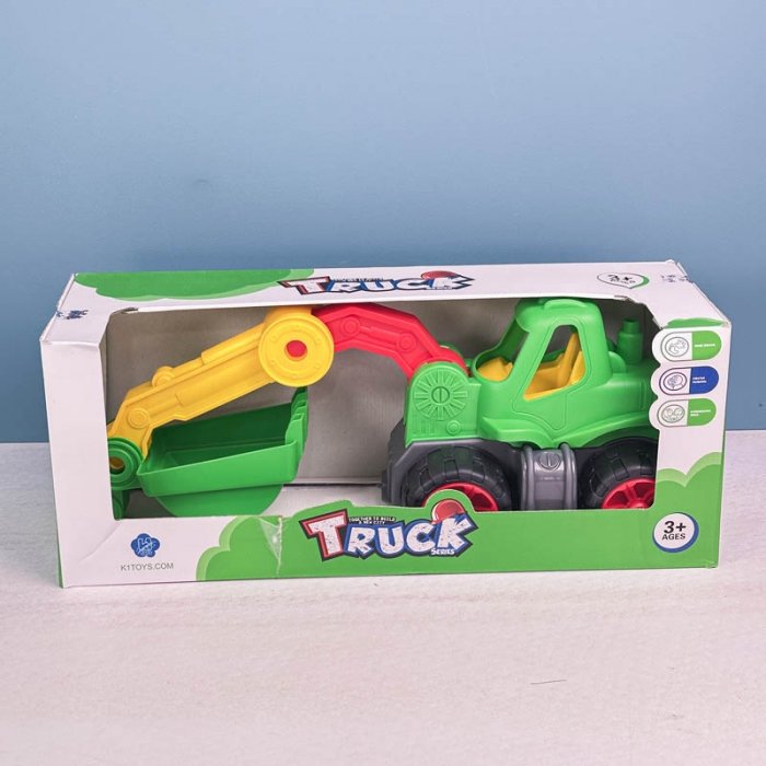 اسباب بازی کامیون بیل مکانیکی بزرگ سبز کد  P/k18/B