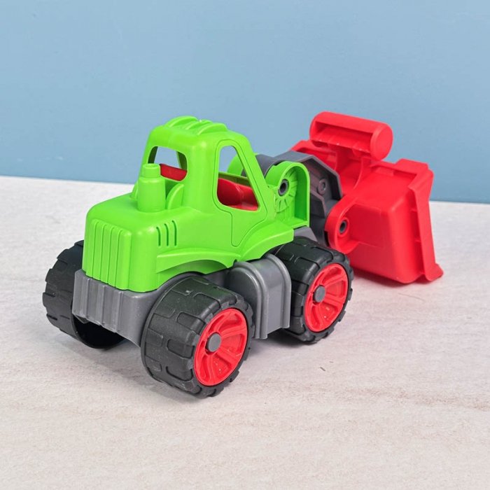 اسباب بازی کامیون بیل مکانیکی کوچک رنگ سبز کد P/k16/B