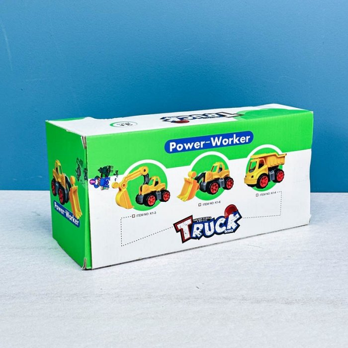 اسباب بازی کامیون بیل مکانیکی کوچک رنگ سبز کد P/k16/B