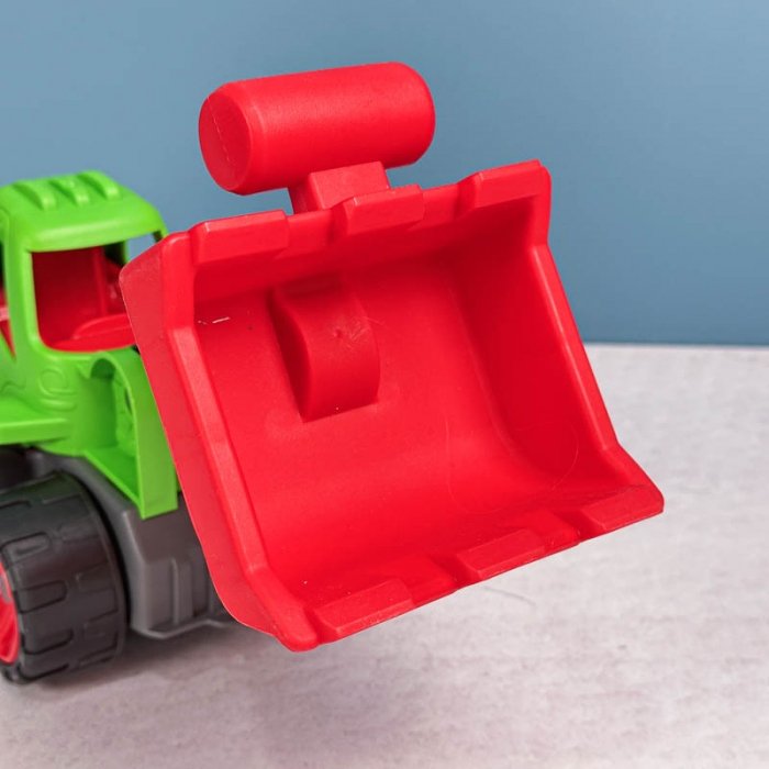 اسباب بازی کامیون بیل مکانیکی کوچک رنگ سبز کد P/k16/B