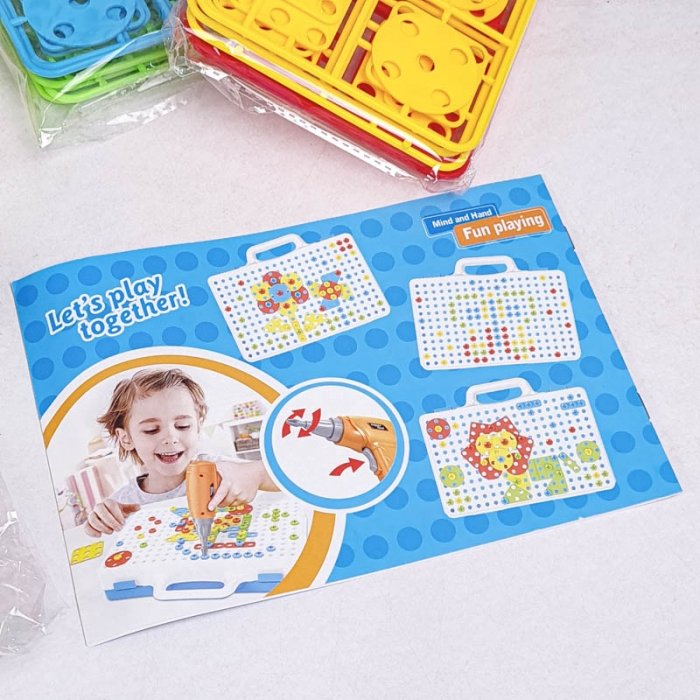 اسباب بازی مکانو پک پیچ و مهره پازلی کد  P/598/A