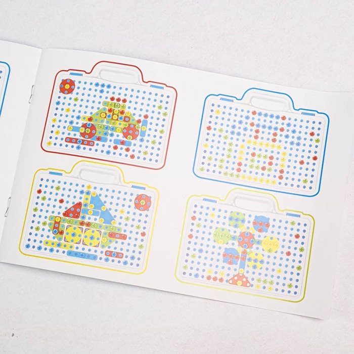 اسباب بازی مکانو پک پیچ و مهره پازلی کد  P/598/A