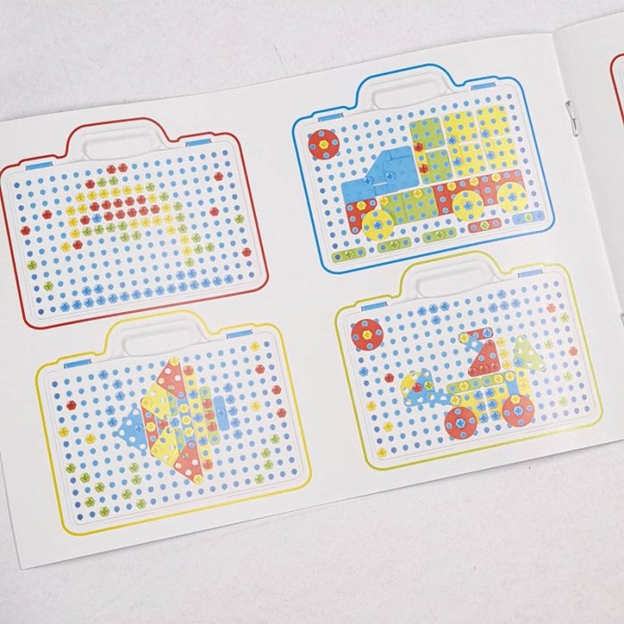 اسباب بازی مکانو پک پیچ و مهره پازلی کد  P/598/A