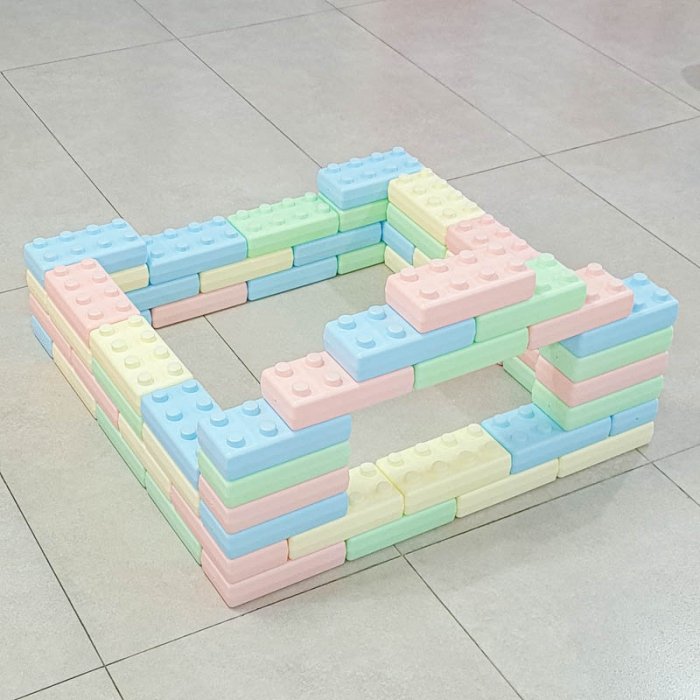 بلوک خانه سازی 40 عددی پاستلی کد 6999536