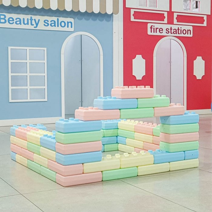 بلوک خانه سازی 40 عددی پاستلی کد 6999536