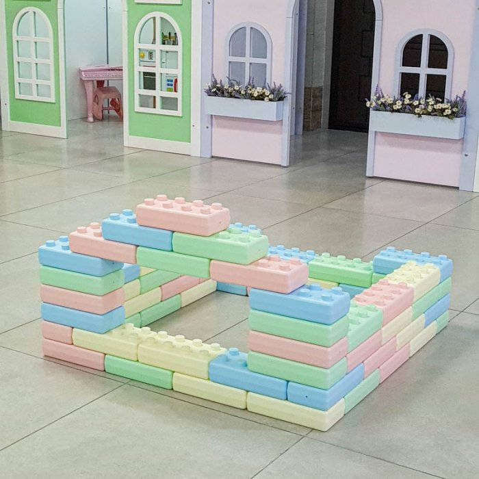 بلوک خانه سازی 60 عددی پاستلی کد 6999536