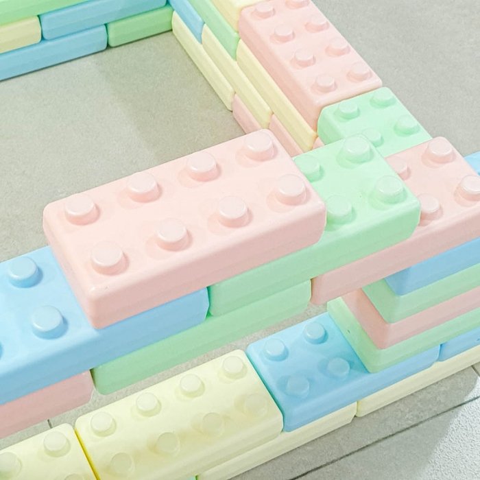 بلوک خانه سازی 40 عددی پاستلی کد 6999536