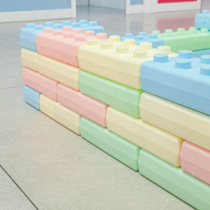 بلوک خانه سازی 40 عددی پاستلی کد 6999536