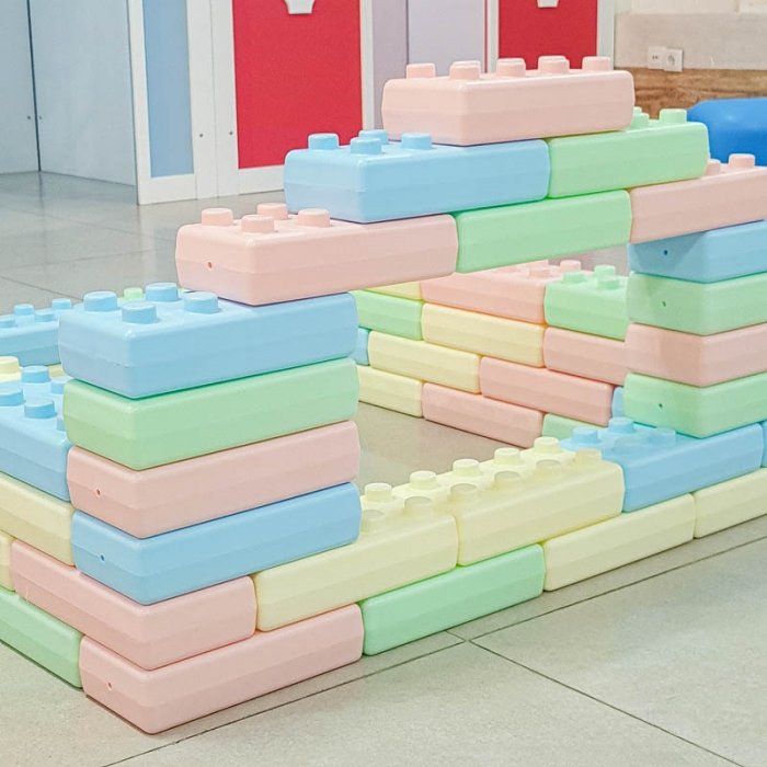 بلوک خانه سازی 40 عددی پاستلی کد 6999536