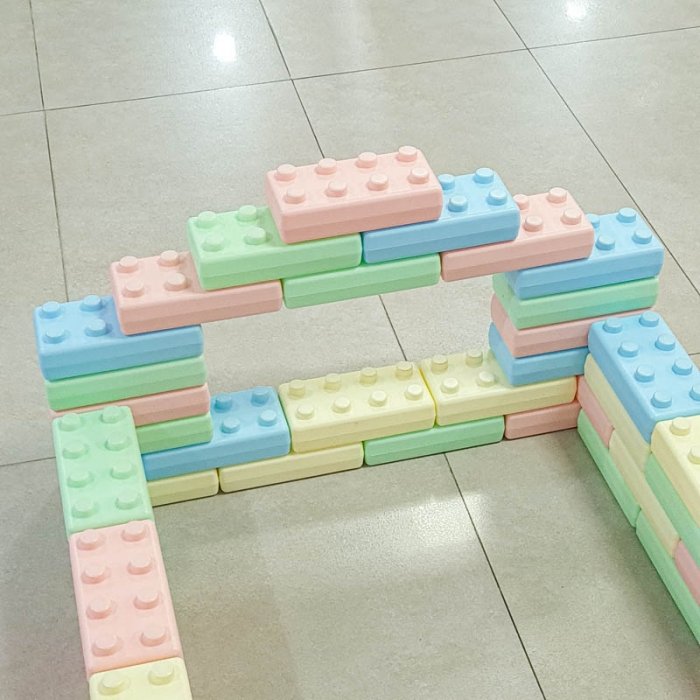 بلوک خانه سازی 40 عددی پاستلی کد 6999536