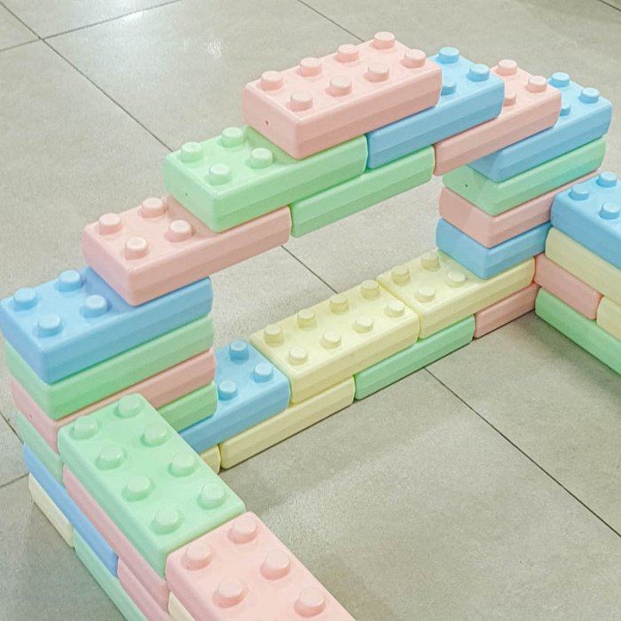 بلوک خانه سازی 40 عددی پاستلی کد 6999536