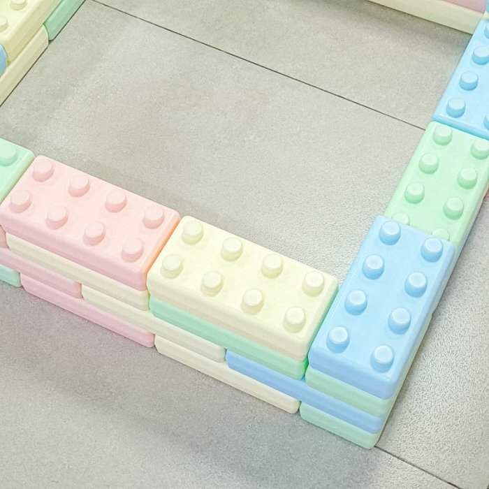 بلوک خانه سازی 40 عددی پاستلی کد 6999536