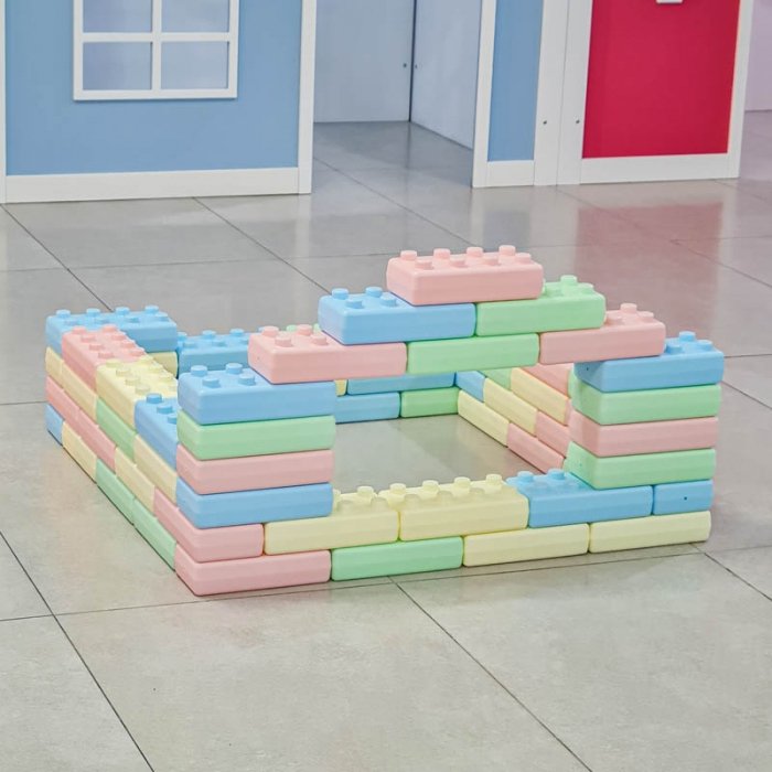 بلوک خانه سازی 40 عددی پاستلی کد 6999536