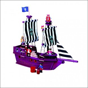 كشتي چوبي دزدان دريايي كد3645