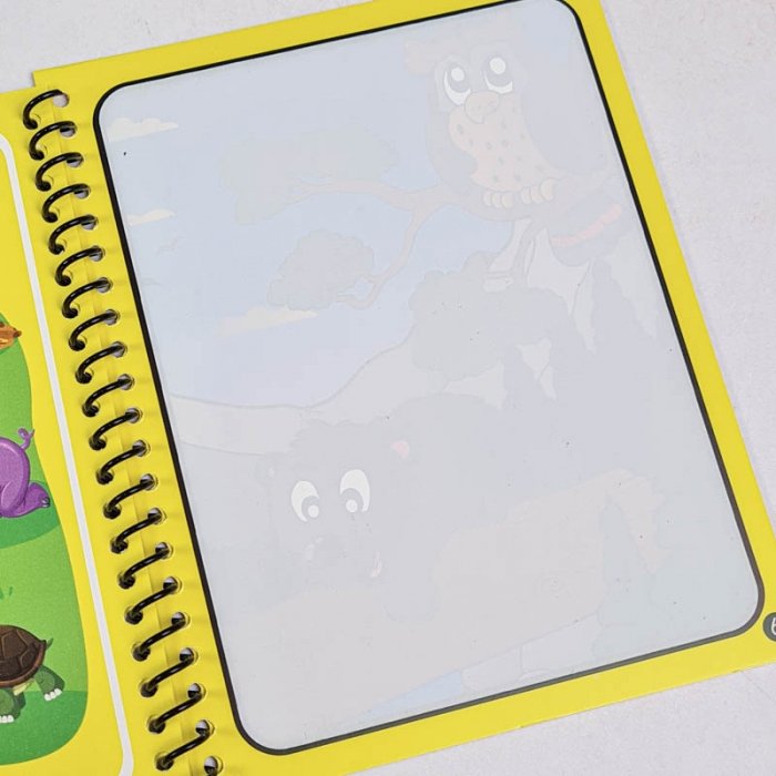 کتاب جادویی رنگ آمیزی با آب (مجیک واتر) مدل حیوانات کد MG018