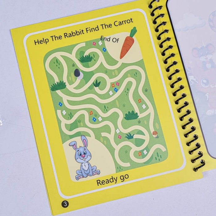 کتاب جادویی رنگ آمیزی با آب (مجیک واتر) مدل حیوانات کد MG018