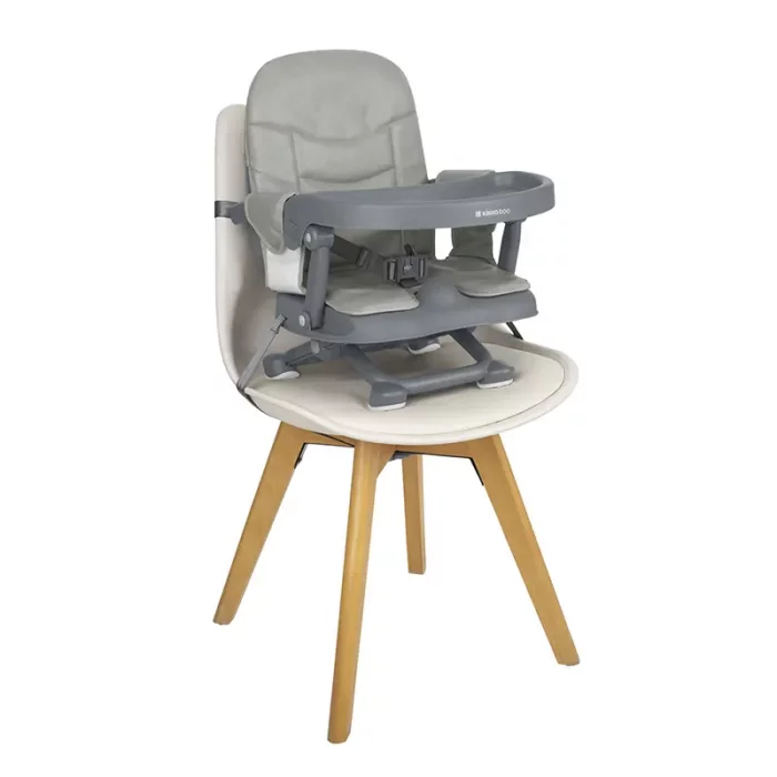 صندلی غذای پرتابل کودک کیکابو مدل پاپو kikkaboo pappo رنگ طوسی کد 5919827
