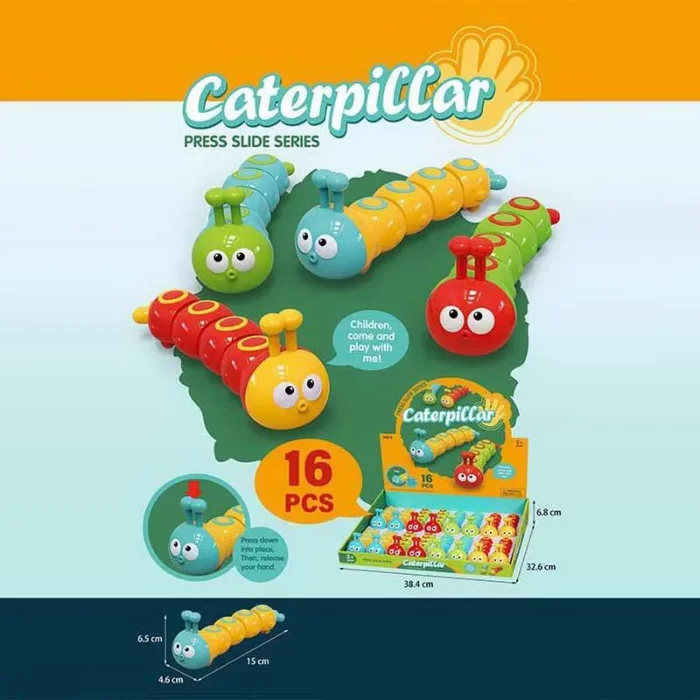 اسباب بازی کرم چرخ دار منعطف کد 8629