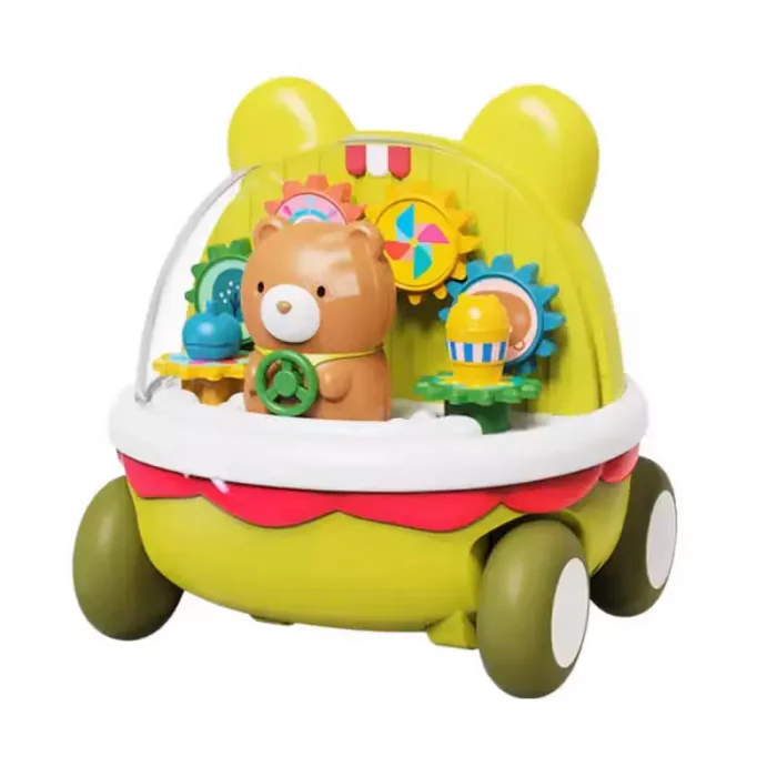 اسباب بازی ماشین قدرتی چرخ دنده کودک طرح خرس کد  HY666