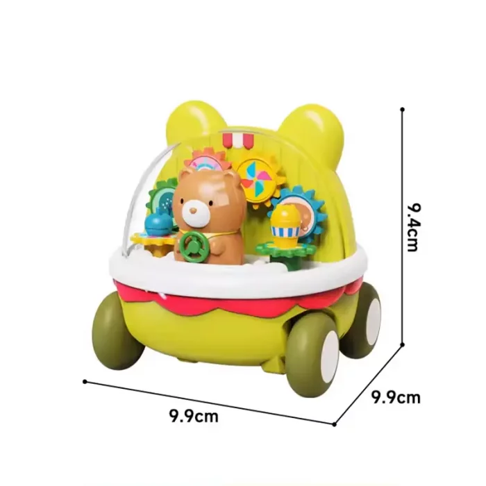 اسباب بازی ماشین قدرتی چرخ دنده کودک طرح خرس کد  HY666