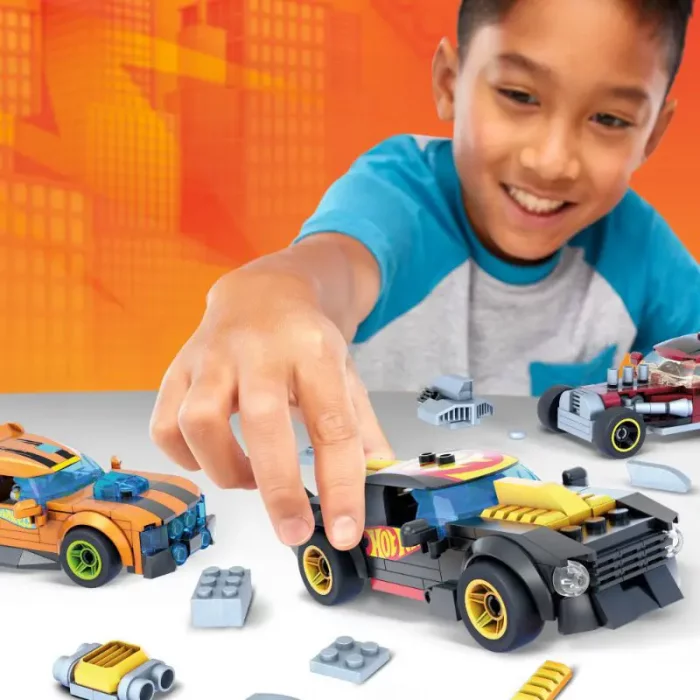 لگو مگا کانستراکس مدل Hot Wheels Building Set کد GMV13