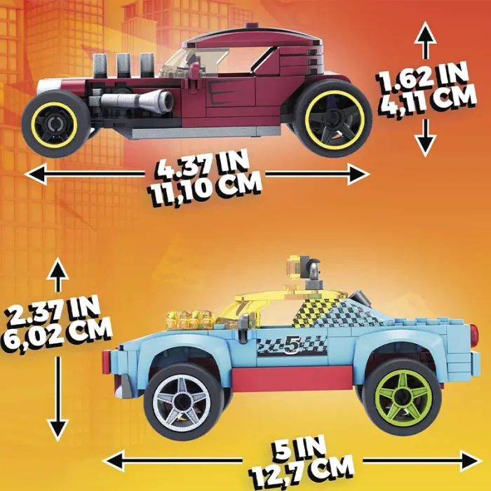 لگو ماشین هات ویلز 485 تکه کد GMV13