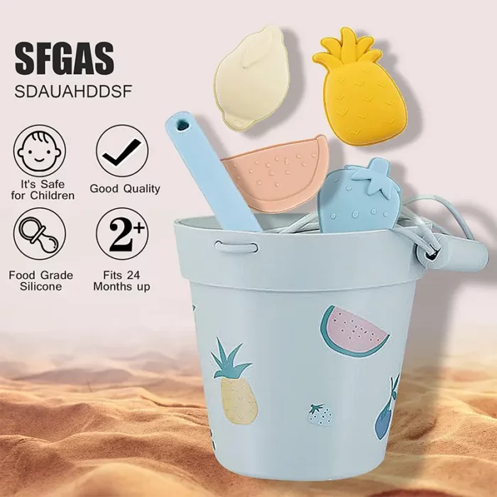 ست  سطل ساحلی سیلیکونی کد GYGJ007