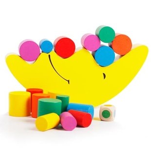 ماه خندان تعادلي چوبي كد3310