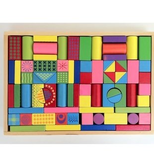 بلوك چوبي 78 تيكه كد3120