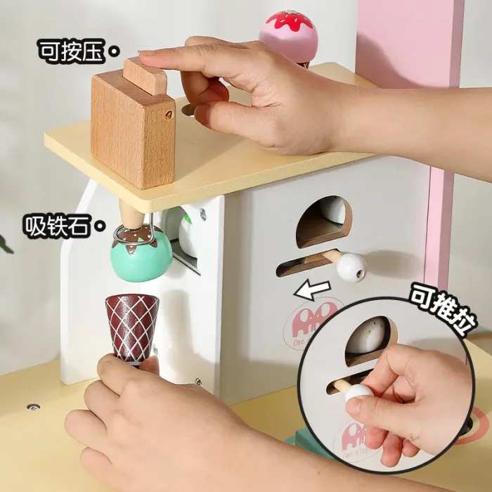 اسباب بازی استند بستنی چوبی کد MSN23038