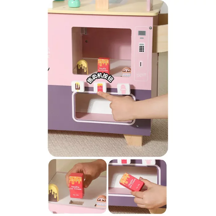 اسباب بازی استند بستنی چوبی کد MSN23038