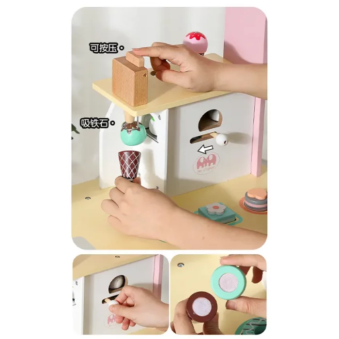 اسباب بازی استند بستنی چوبی کد MSN23038