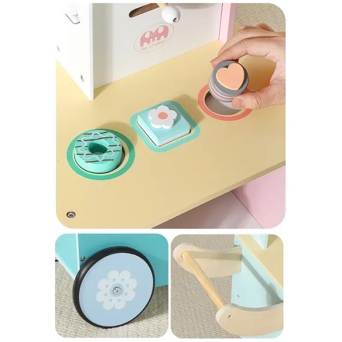 اسباب بازی استند بستنی چوبی کد MSN23038