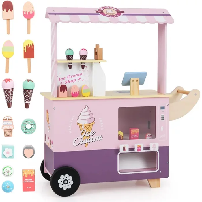 اسباب بازی استند بستنی چوبی کد MSN23038