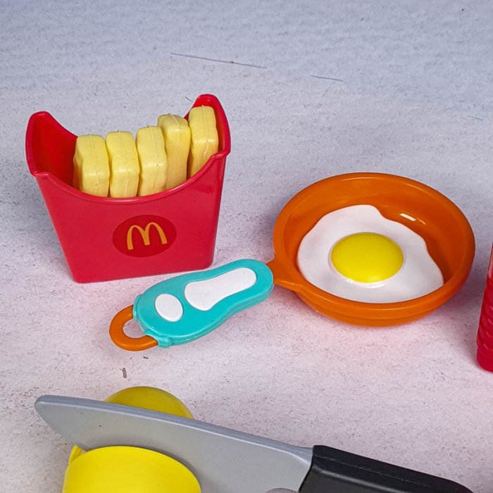 اسباب بازی ست برش فست فود کد 902621