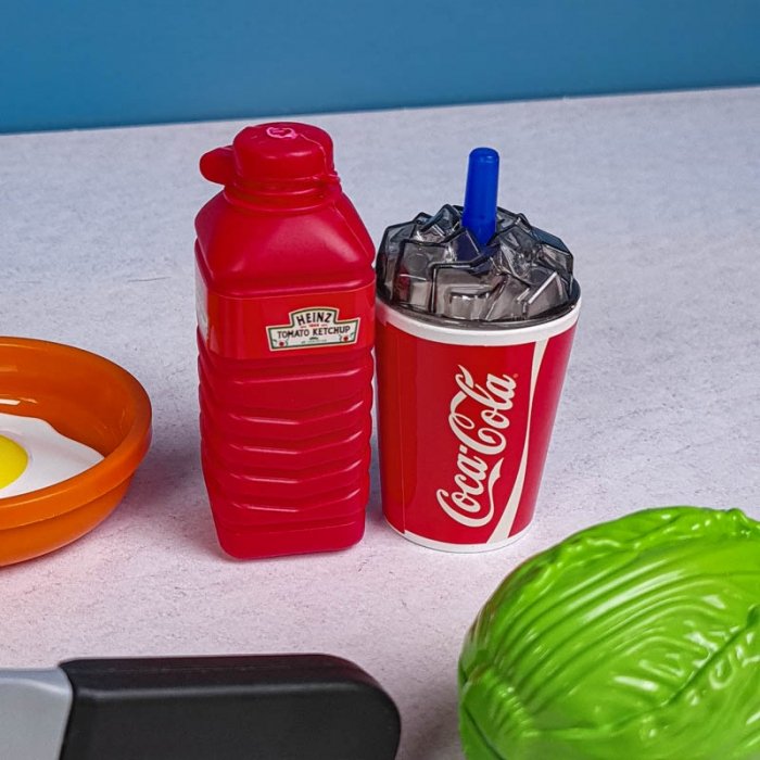 اسباب بازی ست برش فست فود کد 902621