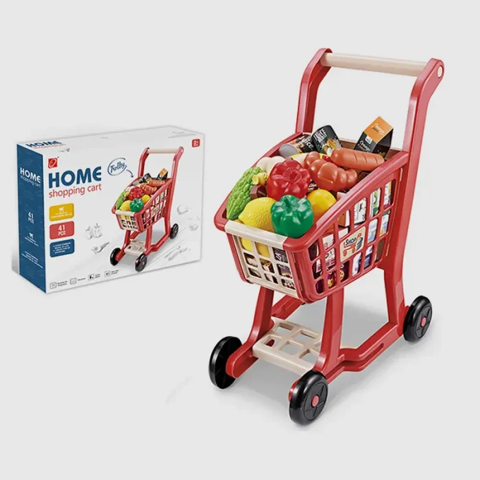 اسباب بازی سبد خرید فروشگاهی 41 تکه با لوازم کد 668100