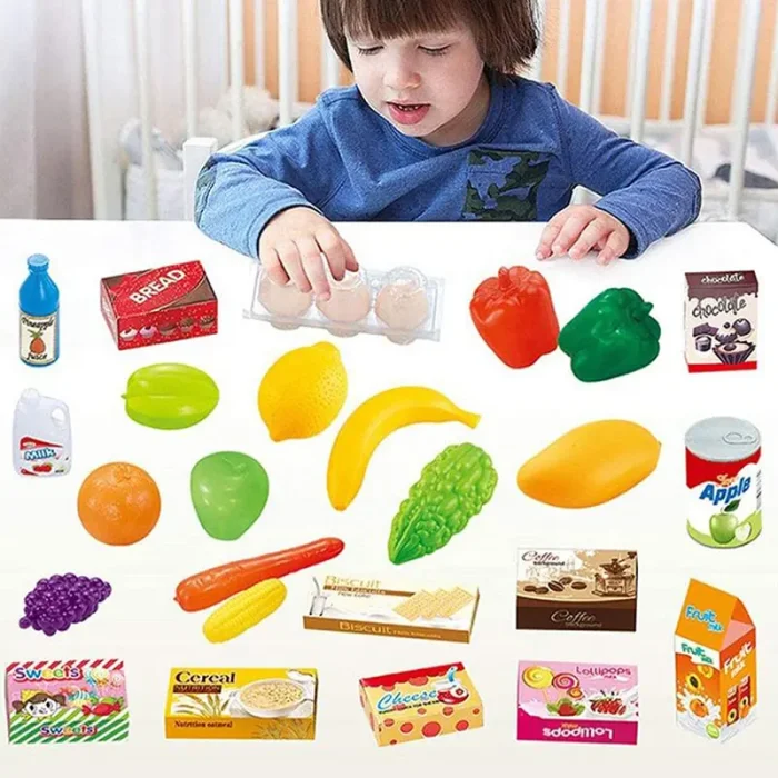 اسباب بازی سبد خرید فروشگاهی 41 تکه با لوازم کد 668100