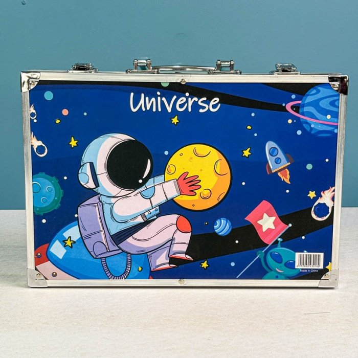 ست نقاشی چمدانی 143 تکه طرح فضانورد کد 7017411