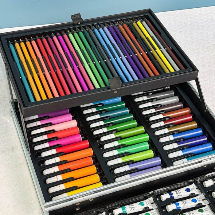 ست نقاشی چمدانی 143 تکه طرح فضانورد کد 7017411