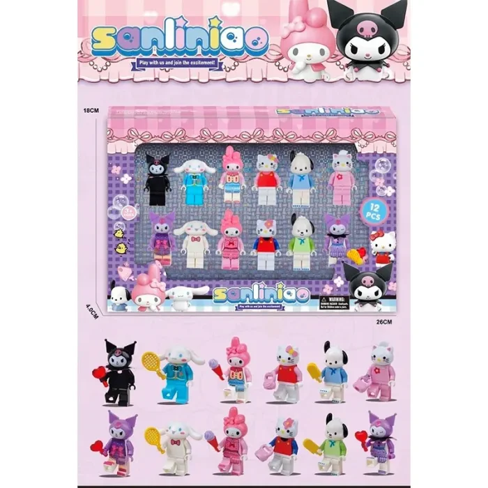 مینی فیگور  12 عددی طرح کرومی کد 22658