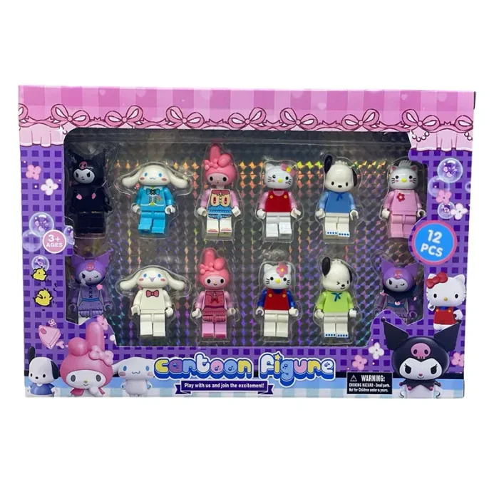 مینی فیگور  12 عددی طرح کرومی کد 22658