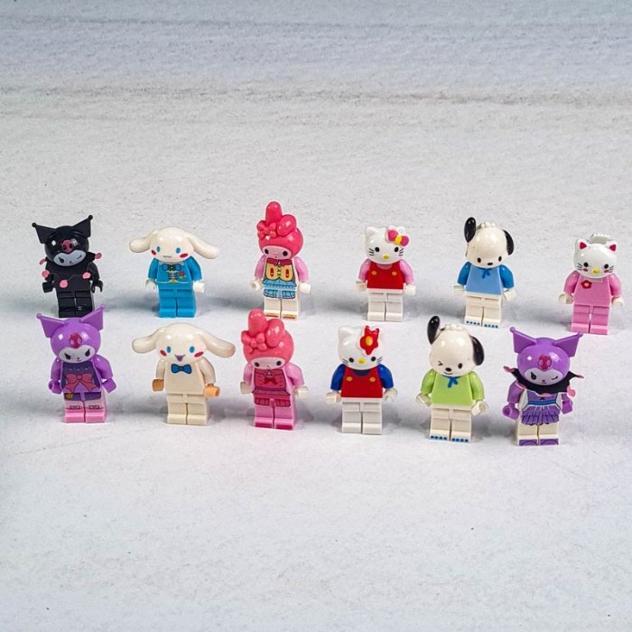 مینی فیگور  12 عددی طرح کرومی کد 22658