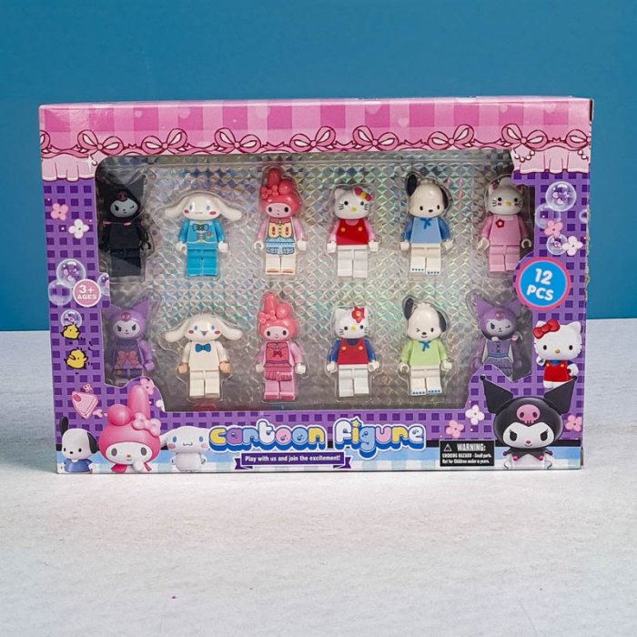 مینی فیگور  12 عددی طرح کرومی کد 22658