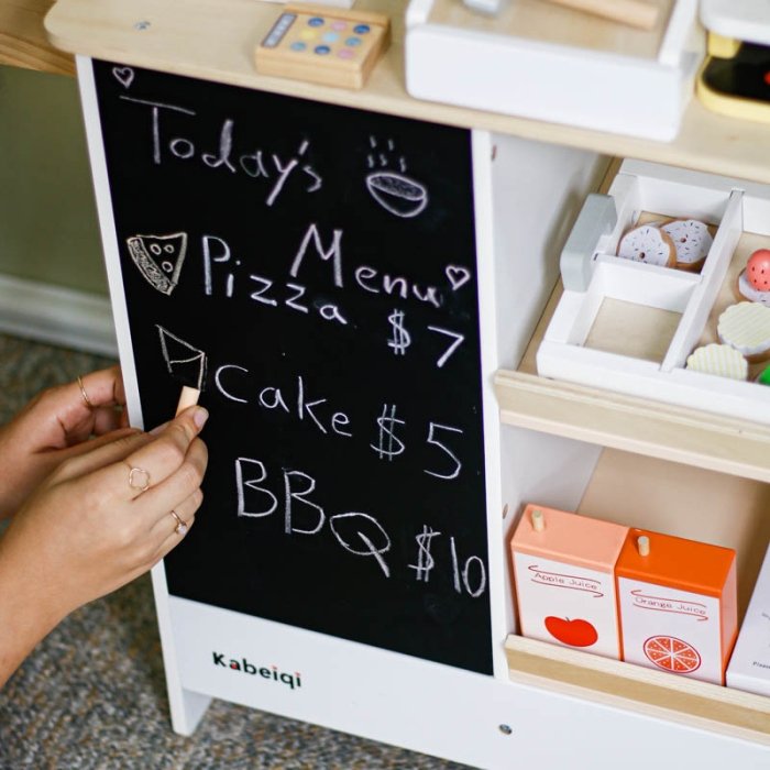 اسباب بازی استند اسنک و فست فود چوبی کد KBQ2022006